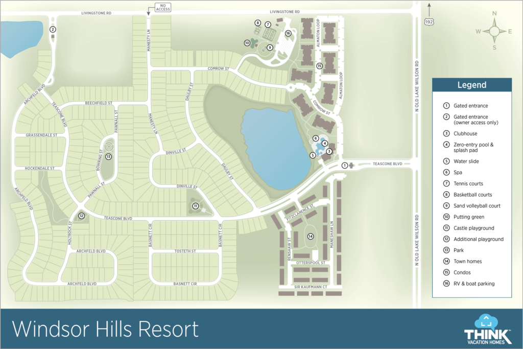 Windsor Hills Resort Orlando Map